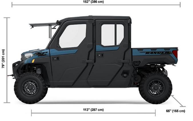 2025 Polaris Industries RANGER CREW XP 1000 NORTHSTAR EDITION ULTIMATE BLUE METTALIC SMOKE