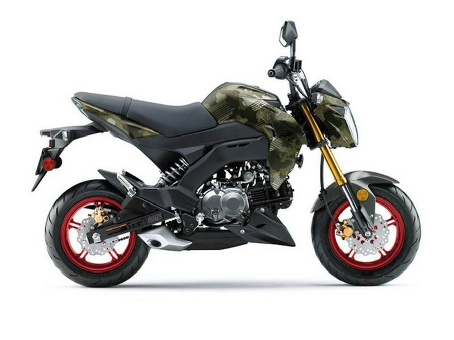 2025 Kawasaki Z125 PRO Cypher Camo Beige