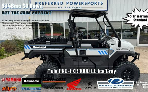 2024 Kawasaki Mule PRO-FXR 1000 LE Ice Gray