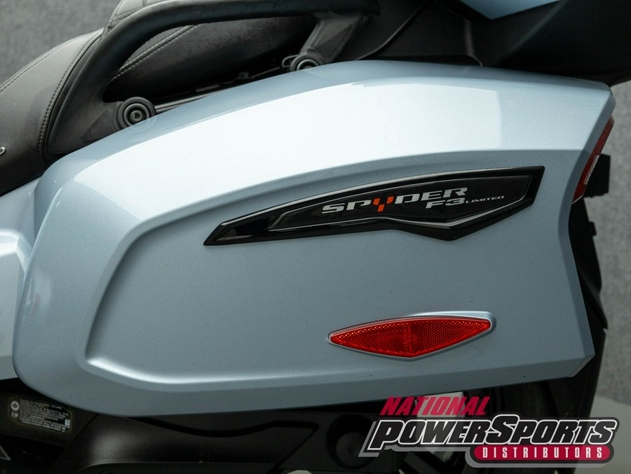 2022 CAN-AM SPYDER F3 LIMITED SPECIAL SERIES