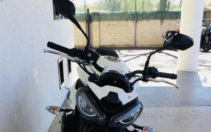 2024 Triumph Street Triple 765 R Crystal White