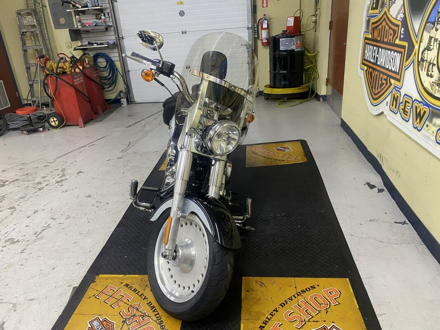 2012 Harley-Davidson Fat Boy Two-Tone Midnight Pearl/Brilliant Silver