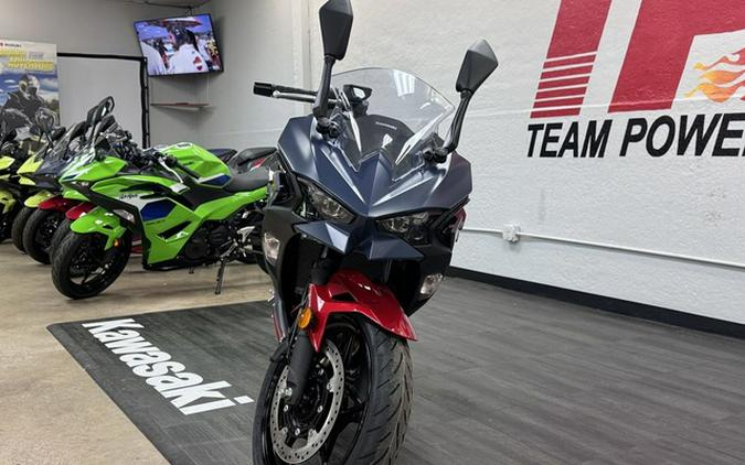 2026 Kawasaki Ninja 500 ABS Metallic Matte Twilight Blue