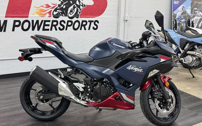 2026 Kawasaki Ninja 500 ABS Metallic Matte Twilight Blue