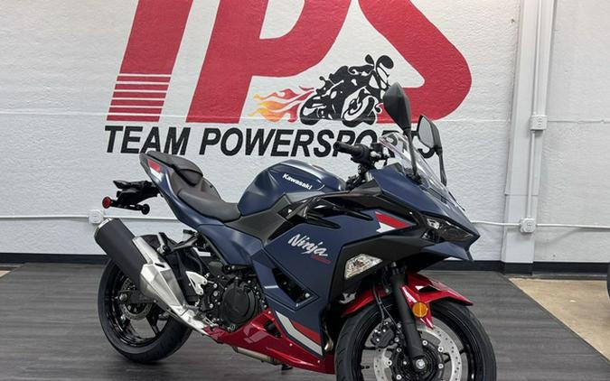 2026 Kawasaki Ninja 500 ABS Metallic Matte Twilight Blue