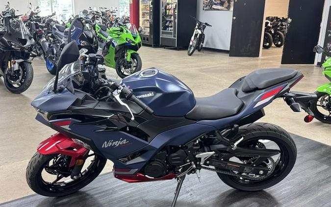2026 Kawasaki Ninja 500 ABS Metallic Matte Twilight Blue
