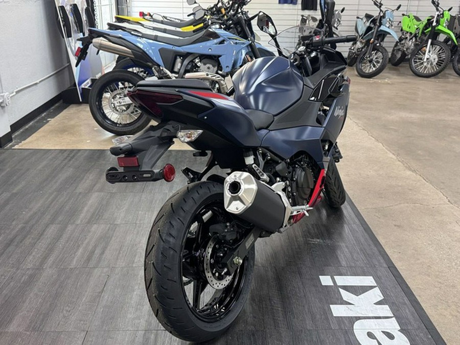 2026 Kawasaki Ninja 500 ABS Metallic Matte Twilight Blue
