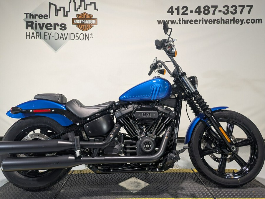 2024 Harley-Davidson® Street Bob® 114 Blue Burst