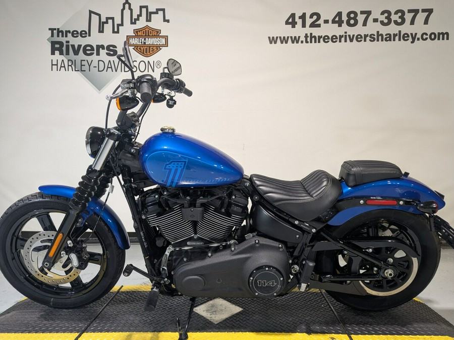 2024 Harley-Davidson® Street Bob® 114 Blue Burst