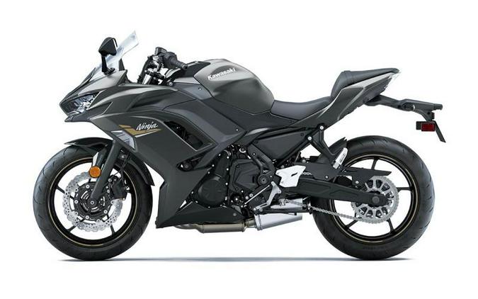 2023 Kawasaki Ninja® 650 Metallic Matte Graphenesteel Gray/Ebony