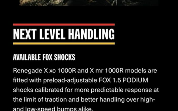 2026 Can-Am Renegade X mr 1000 R Hyper Silver & Legion Red