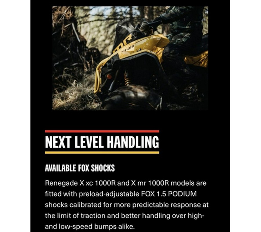 2026 Can-Am Renegade X mr 1000 R Hyper Silver & Legion Red