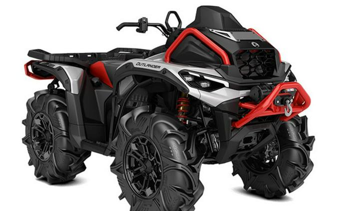 2025 Can-Am Outlander X mr 1000R Hyper Silver & Legion Red