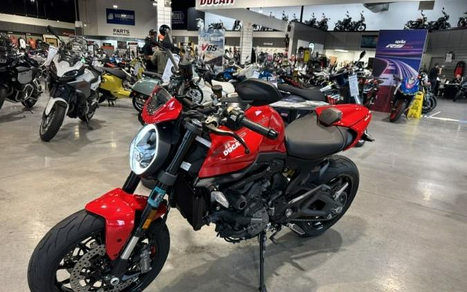 2023 Ducati Monster + Ducati Red Dark Stealth