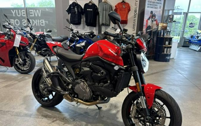 2023 Ducati Monster + Ducati Red Dark Stealth