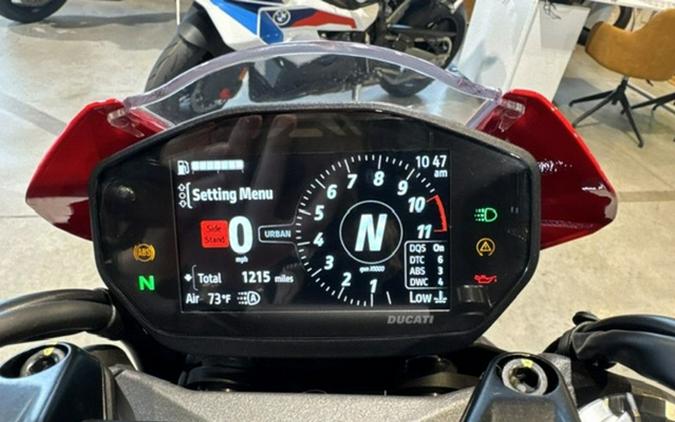 2023 Ducati Monster + Ducati Red Dark Stealth