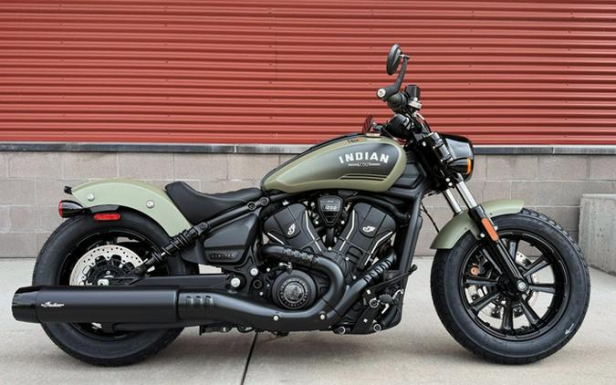 2026 Indian SCOUT BOBBER LT W/TECH, MOSS GREEN
