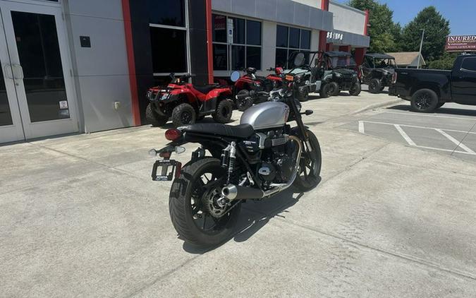 2025 Triumph Speed Twin 900 Aluminium Silver/Carnival Red/Jet Black
