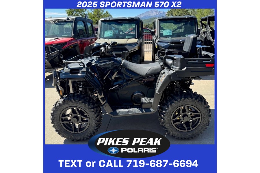 2025 Polaris Industries SPORTSMAN TOURING 570 X2 BLACK ONYX