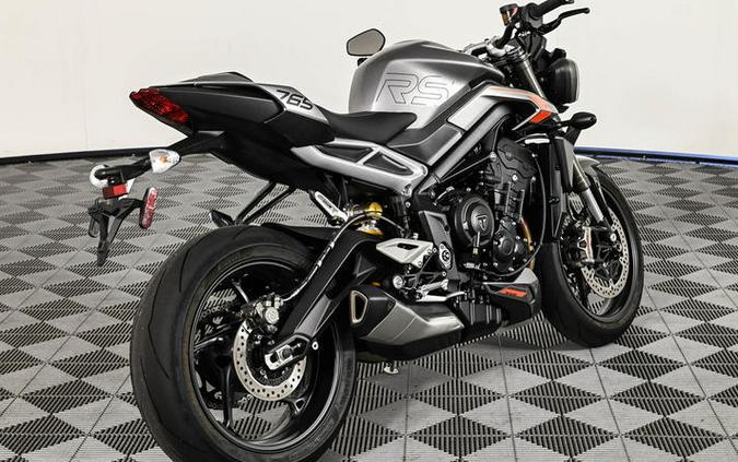 2024 Triumph Street Triple 765 RS Silver Ice