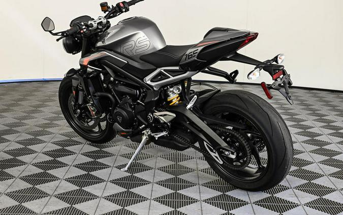 2024 Triumph Street Triple 765 RS Silver Ice