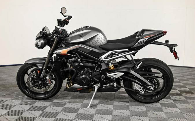 2024 Triumph Street Triple 765 RS Silver Ice