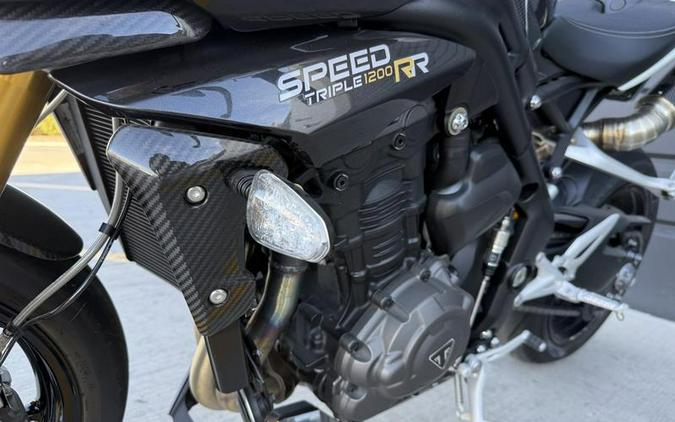 2022 Triumph Speed Triple 1200 RR Crystal White Storm Grey