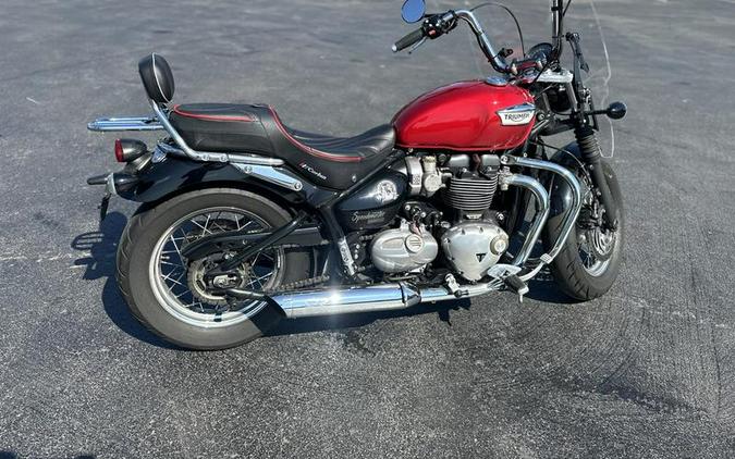 2018 Triumph Bonneville Speedmaster Cranberry Red