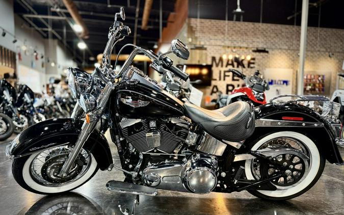 2011 Harley-Davidson® Softail® Deluxe Vivid Black w/Spoke Wheels