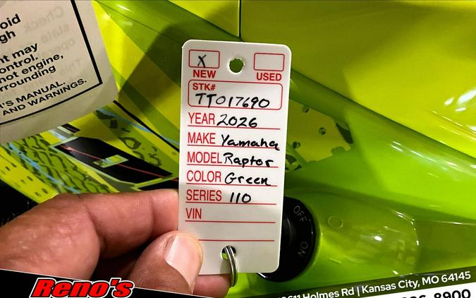 2026 Yamaha Raptor 110