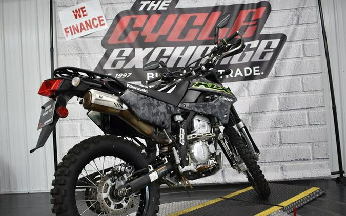 2021 Kawasaki KLX 300 Fragment Camo Gray