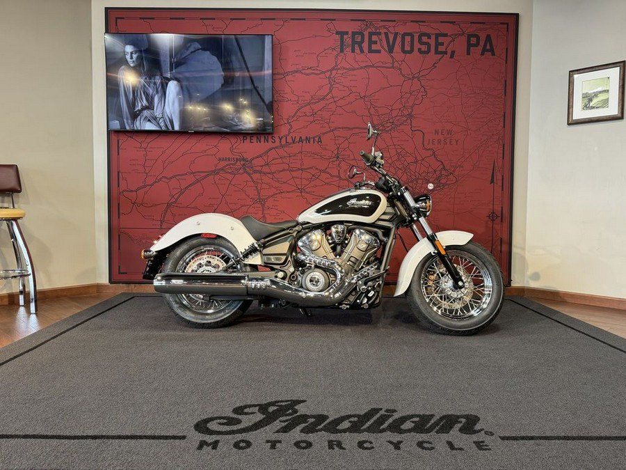 2025 Indian Motorcycle® Scout® Classic Limited +Tech Ghost White Metallic