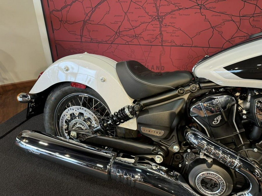 2025 Indian Motorcycle® Scout® Classic Limited +Tech Ghost White Metallic