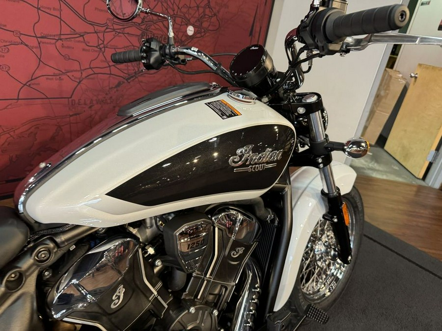 2025 Indian Motorcycle® Scout® Classic Limited +Tech Ghost White Metallic