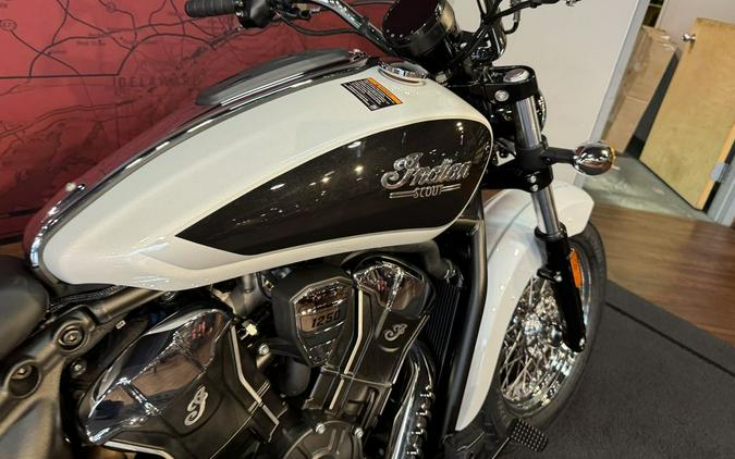 2025 Indian Motorcycle® Scout® Classic Limited +Tech Ghost White Metallic