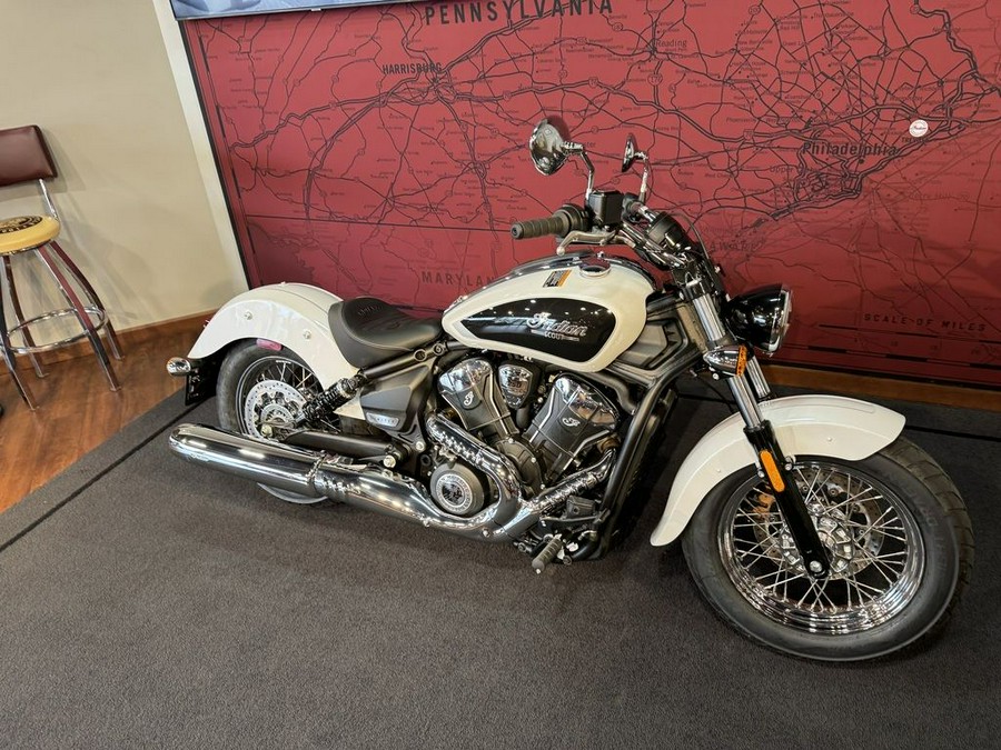 2025 Indian Motorcycle® Scout® Classic Limited +Tech Ghost White Metallic