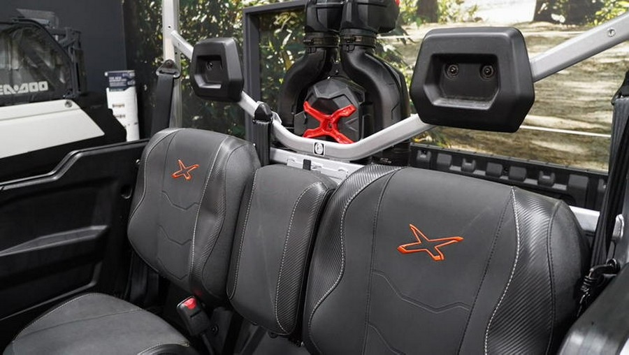 2025 Can-Am® Defender X mr with Half-Doors HD10 Hyper Silver & Legion Red