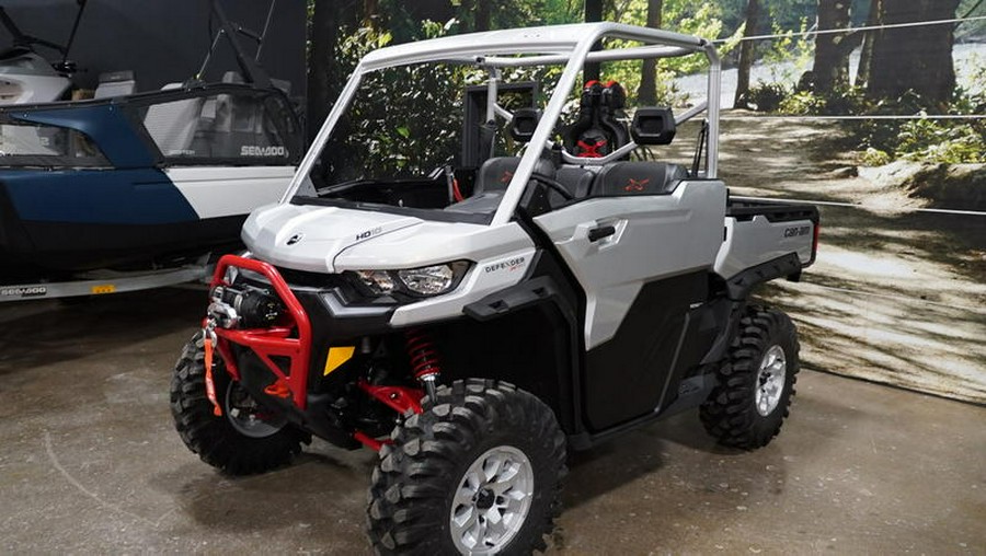 2025 Can-Am® Defender X mr with Half-Doors HD10 Hyper Silver & Legion Red