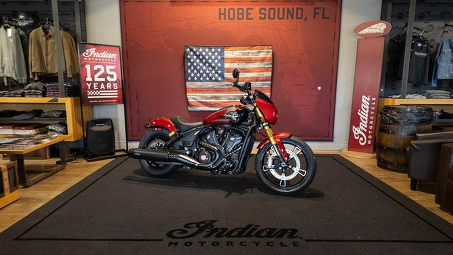 2026 Indian 101 Scout Sunset Red Metallic