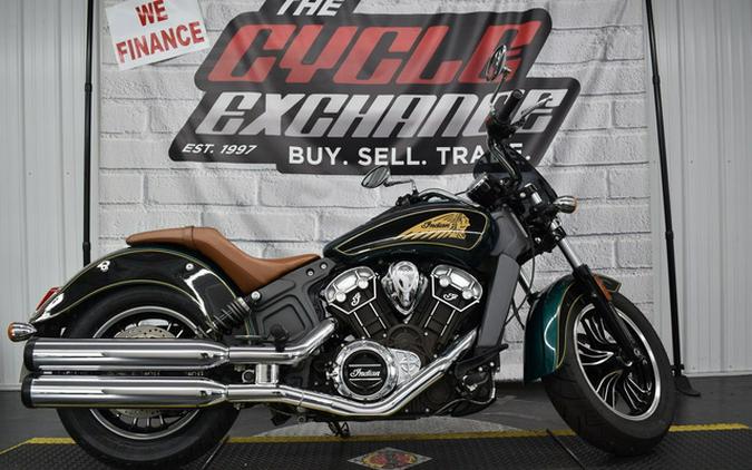 2020 Indian Scout ABS Metallic JadeThunder Black