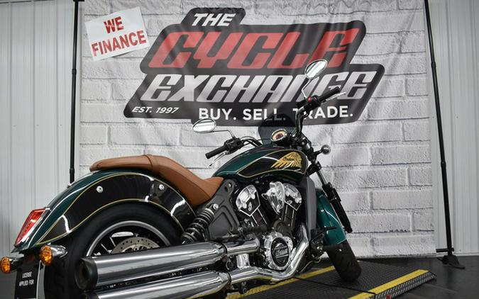 2020 Indian Scout ABS Metallic JadeThunder Black