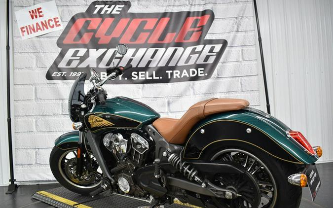 2020 Indian Scout ABS Metallic JadeThunder Black