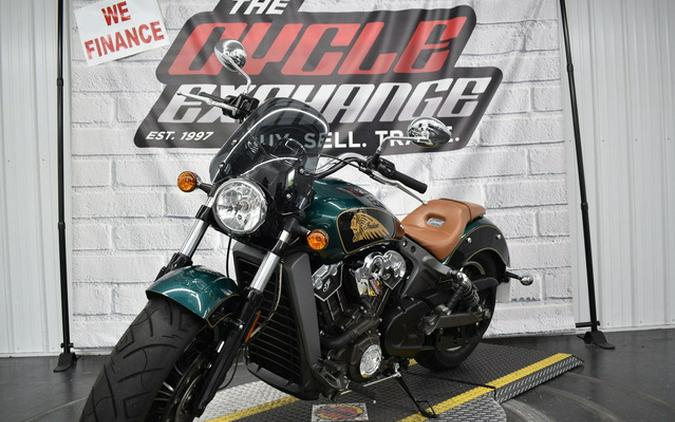 2020 Indian Scout ABS Metallic JadeThunder Black