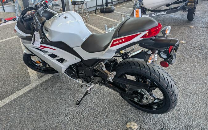 2026 Kawasaki NINJA 300 ABS Pearl Blizzard White - PRE ORDER