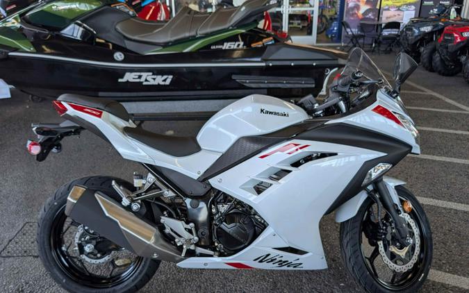 2026 Kawasaki NINJA 300 ABS Pearl Blizzard White - PRE ORDER