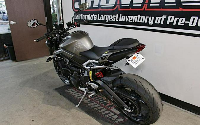 2024 Triumph Street Triple 765 R Silver Ice