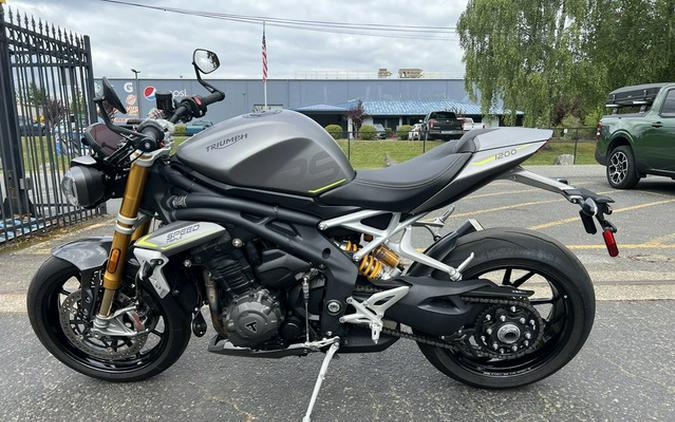2023 Triumph Speed Triple 1200 RS Matte Silver Ice 1200 RS