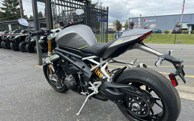 2023 Triumph Speed Triple 1200 RS Matte Silver Ice 1200 RS