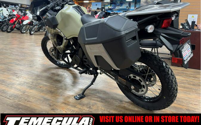 2026 Kawasaki KLR650 Adventure ABS Cypher Camo Beige