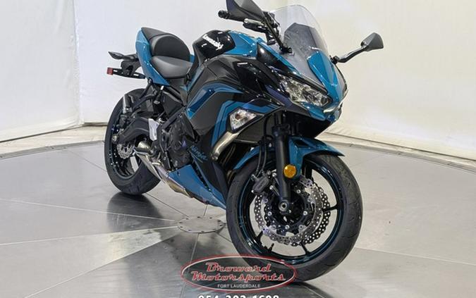 2021 Kawasaki Ninja 650 ABS Metallic Spark Black/Pearl Nightsha